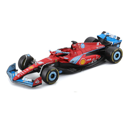 Bburago - F1 BWT Alpine A525 2025#10 Gasly, Voiture Diecast à l'échelle 1:43 avec détails Authentiques, réplique F1 Alpine, livrée Bleue/Rose, Licence Officielle, âge recommandé 3+ Ans