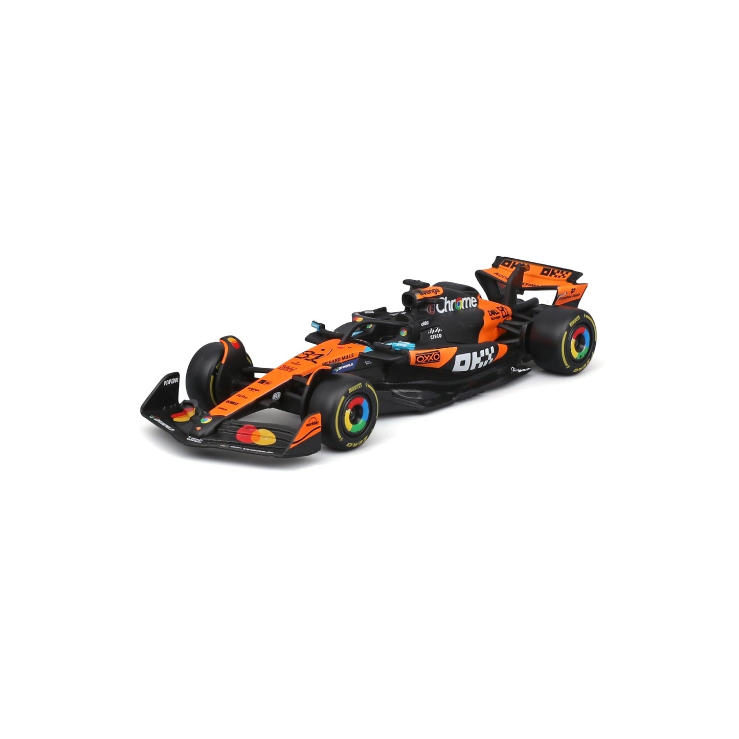 Bburago - F1 BWT Alpine A525 2025#10 Gasly, Voiture Diecast à l'échelle 1:43 avec détails Authentiques, réplique F1 Alpine, livrée Bleue/Rose, Licence Officielle, âge recommandé 3+ Ans