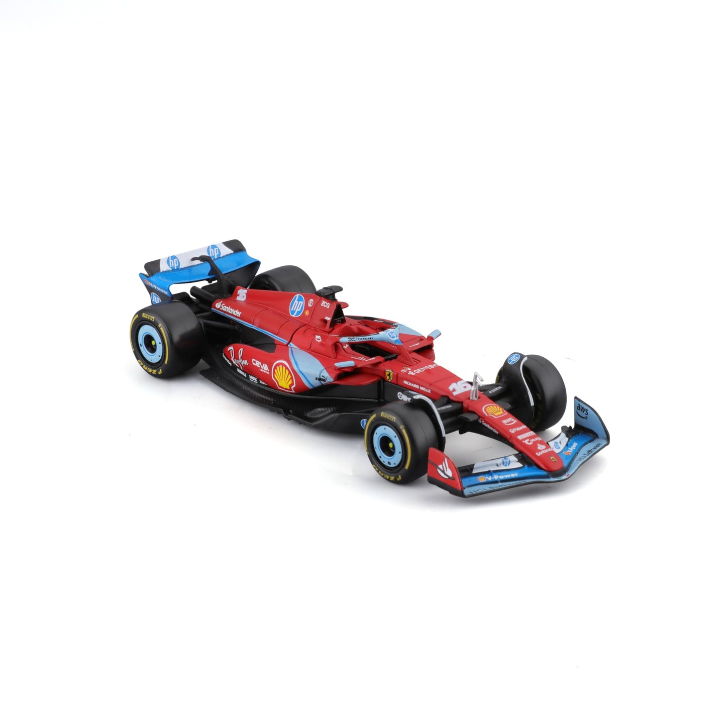 Bburago - F1 BWT Alpine A525 2025#10 Gasly, Voiture Diecast à l'échelle 1:43 avec détails Authentiques, réplique F1 Alpine, livrée Bleue/Rose, Licence Officielle, âge recommandé 3+ Ans