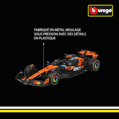 Bburago - F1 BWT Alpine A525 2025#10 Gasly, Voiture Diecast à l'échelle 1:43 avec détails Authentiques, réplique F1 Alpine, livrée Bleue/Rose, Licence Officielle, âge recommandé 3+ Ans