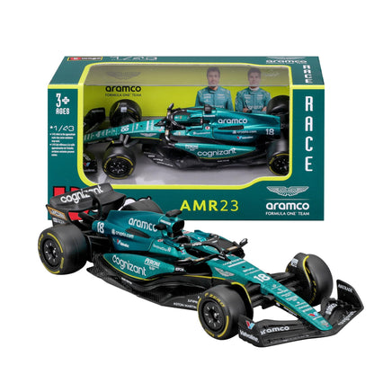 Bburago - F1 BWT Alpine A525 2025#10 Gasly, Voiture Diecast à l'échelle 1:43 avec détails Authentiques, réplique F1 Alpine, livrée Bleue/Rose, Licence Officielle, âge recommandé 3+ Ans