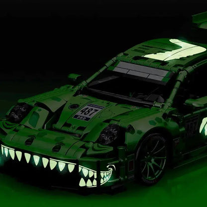 REXY Porsche Race Car Building Set (1521 pieces) NOT LEGO