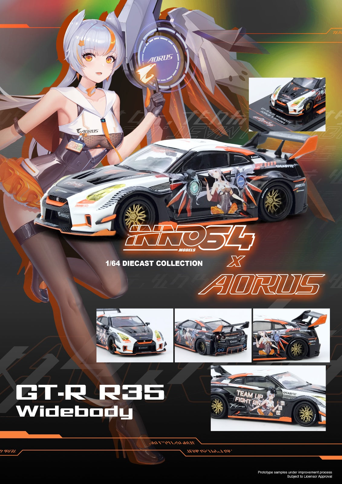 Inno64 x Auros Limited Event Edition Nissan GT-R R35 Widebody