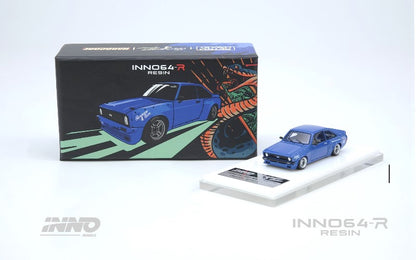 Inno64-R Limited Event Edition RESIN Ford Escort MK2 Pandem "Emotion" Retro (Havoc Blue) (Copy)