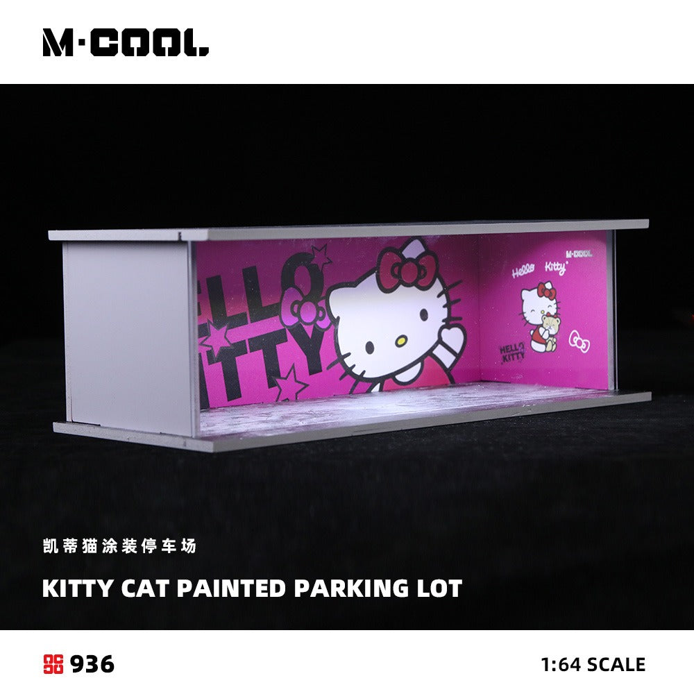 M·COOL Hello Kitty lighted parking lot diorama
