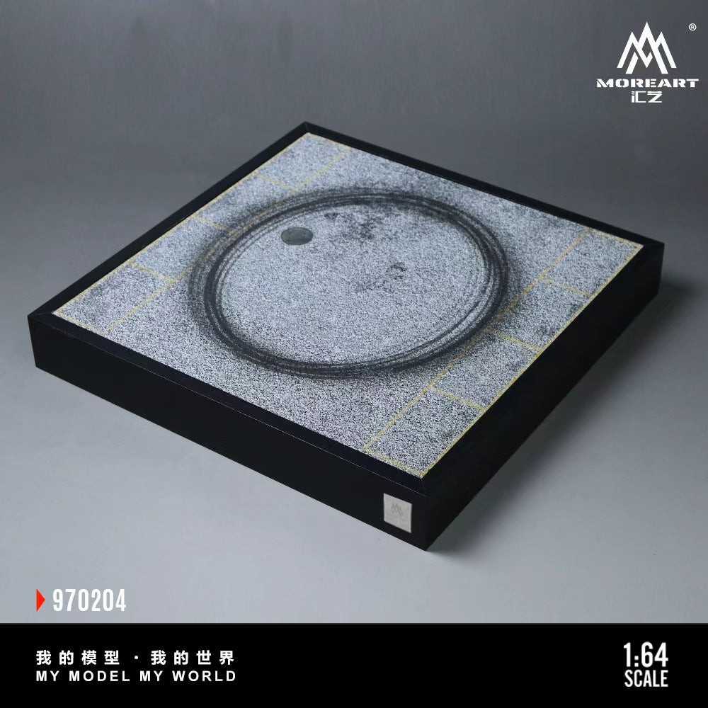 MoreArt Drift Car Turntable Diorama Scene 01