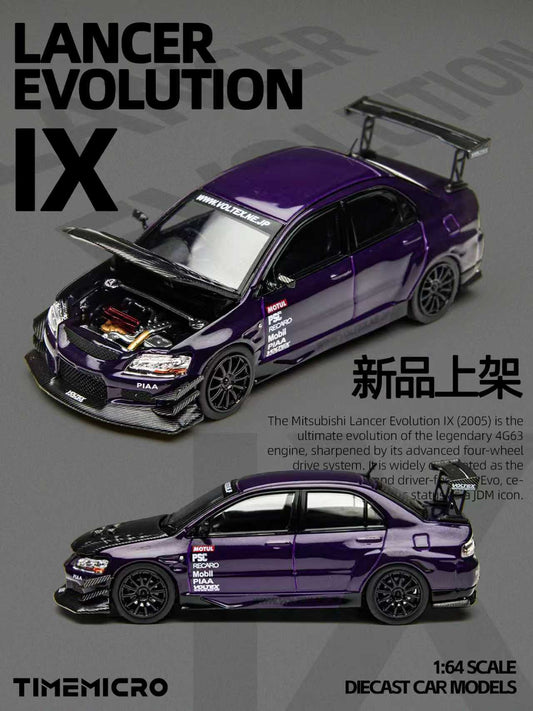 Time Micro EVO 9 Mitsubishi Lancer Voltex Evolution IX (Metallic Purple)
